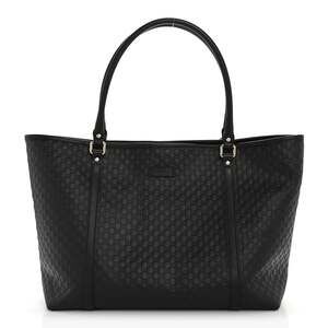 Microguccissima Medium Joy Tote Black #228406G13B